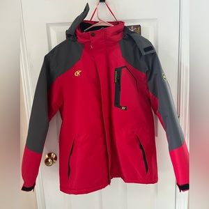 Fur-Hooded and lined Jacket For Winter Outdoors